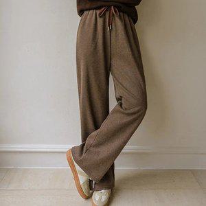 편한스판 헤링본 기모 밴딩슬랙스