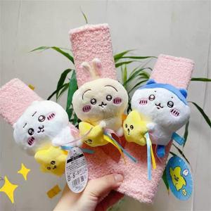 자동차 귀여운 먼작귀 치이카와 하치와레 우사기 캐릭터 인형 안전벨트 커버 단품