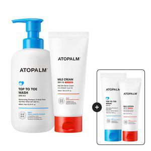 아토팜 MLE크림 160ml + 탑투토워시 460ml GIFT)엠엘이로션60ml+탑투토100ml