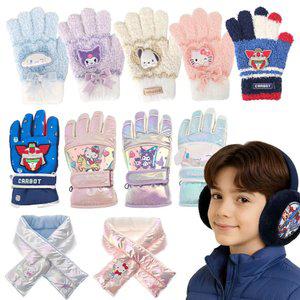 귀여운 캐릭터 유아동 어린이 산리오 헬로카봇 아동 장갑/모자/귀마개 겨울나기 모음전