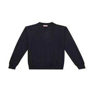 [오스틴리드]네이비 소프트 베이직 카라넥 니트-A2WT2751