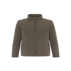 [오스틴리드]브라운 무퀼팅 경량 숏 다운 점퍼-A2JJ2409