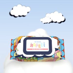 해피아이 초순수 아기 물티슈 오리지널 엠보싱 캡형 100매 10팩