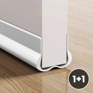 2개입 신형 방문틈새막이 소음 빛 차단 문풍지 방음 우풍 방풍 문틈막이