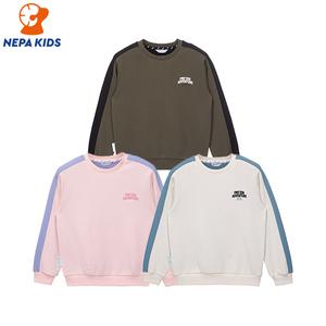 NEPA KIDS 네파키즈 공용 기모 SML 콜라보 스노우 아이스 맨투맨 KIF5322