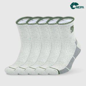 네파 하이브리드 쿠션 미들삭스 라이트그레이 L 5팩 NPCHBMDL-L/GR5