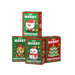 크리스마스 나노 블럭 20개 세트 미니 블록 장난감 학교 답례품 판촉물 단체 선물