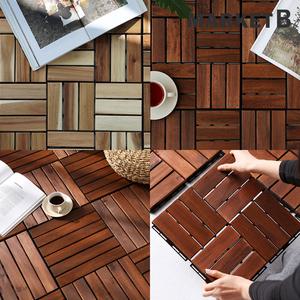 마켓비 베란다 조립마루 데코타일 현관테라스인테리어 원목나무 거실데크 장판 바닥 이