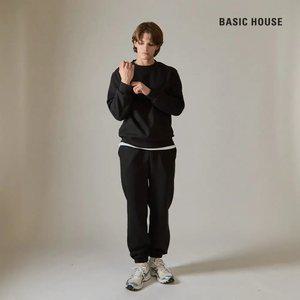 (정상가:39,900원) 베이직하우스 남성 기모 조거핏 트레이닝팬츠 WYPT7101