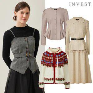 [인베스트] 기다리던 겨울 시즌오프 베스트 추가인하! 데일리/하객룩/니트/퍼코트외