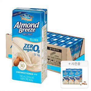 아몬드브리즈 언스위트, 190ml, 24개 + 증정 (프로틴 6입,1개)