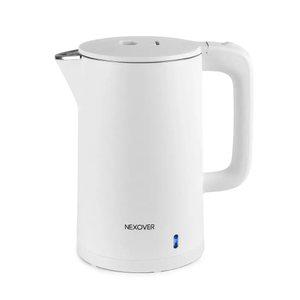 넥소버 이중단열 전기포트 커피포트 스텐레스 무선 전기주전자 2L
