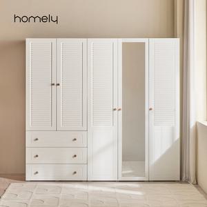 [12월 겨울맞이 5% 핫한특별가] 홈리 브리지 루버 댐핑 도어 거울형 2000 갤러리 옷장