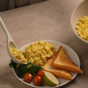 트루쿡 이탈리아산 올리브 실리콘 조리도구 서빙스푼, 1개