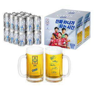 카스제로 355ml 24캔 +전용잔 2개/국가대표 응원패키지