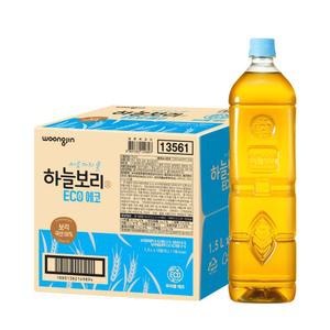 웅진 하늘보리 에코 무라벨 1.5L, 12개