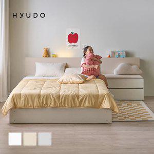 [12월 5% 최종판매가 252,180] 휴도 JAJA 선유 모듈 헤드 LED 수납 침대 프레임 슈퍼싱