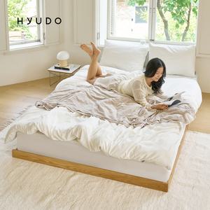 [12월 5% 최종판매가 64,680]휴도 선유 무헤드 저상형 매트리스 깔판 애쉬 원목 침대