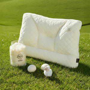 호주산100% 천연양모 60수 고밀도 바이오워싱 경추 베개솜