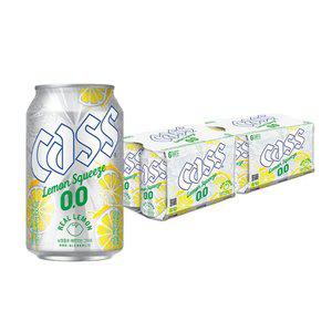 카스레몬제로(0.0) 330ml 12캔 논알콜 맥주맛 음료
