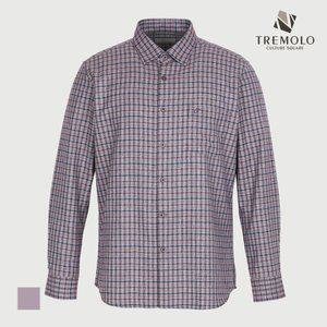 [TREMOLO] 체크패턴 기모 셔츠_TRBNL3F8441