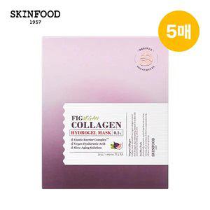 [스킨푸드][쿠폰가15,390원]무화과 비건 콜라겐 겔 마스크 5매