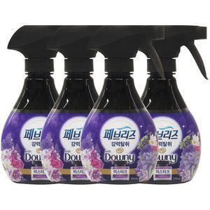 페브리즈 다우니 섬유탈취제 미스티크향 370ml 4개