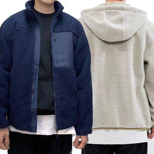 헤비 후리스 점퍼 양털 후드 뽀글이 남녀공용 빅사이즈