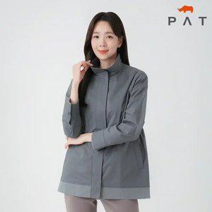 [PAT 여성] 배색 사파리 힙기장 점퍼_MI61301