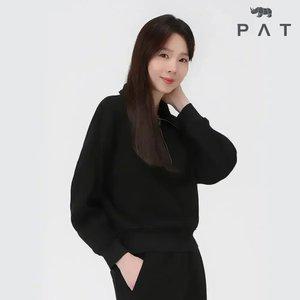 [PAT 여성] 트리코트본딩 반집업 스웨터_1I85491