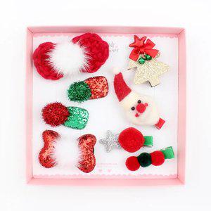 성탄선물 헤어핀세트 유아헤어핀