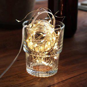 10구/100구/200구 LED 와이어 줄 전구 리모컨 선물포장 감성 방꾸미기 인테리어 소품