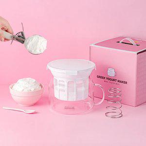 [즉시10%+페이7%] 25년형 클래파 유리소재 유청분리기 가정용 대용량 1.8L 그릭요거트