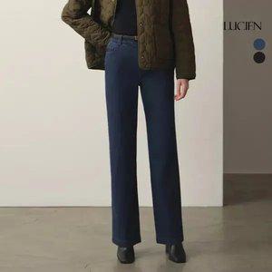 루시앙 릴렉스핏 기모 니팅 데님 팬츠 2종 택1