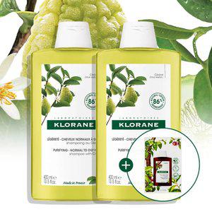 [피지케어] 시트러스 샴푸 400ml 2개 (+퀴닌샴푸 7ml)