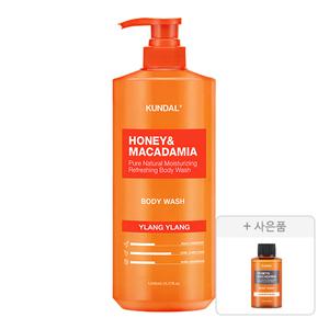 쿤달 네이처 바디워시, 일랑일랑, 1058ml, 1개 + 증정 (바디워시, 화이트머스크, 100m