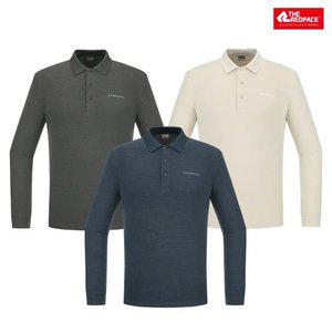 [레드페이스 본사] 남성 도비마이크로요꼬칼라티셔츠 REWMTSW23211