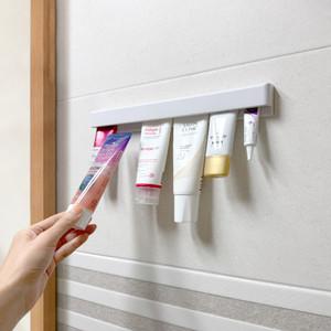 무타공 와이드 롱 튜브 꽂이 치약 걸이