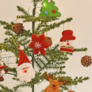 크리스마스 미니펠트 6p 세트 오너먼트 크리스마스 트리 장식