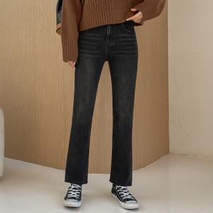 [시크릿라벨] 히든밴딩기모컷팅스판팬츠