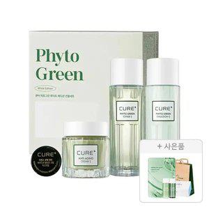 김정문알로에 큐어 피토 그린 화이트 에디션 세트, 1개+증정(쇼핑백, 1개+피토 그린 앰