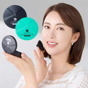 [본사직영] NEW 스와니브 멜라즈노 에센셜 커버쿠션 2종 (그린 본품 1개, 블랙 본품 1