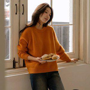 레더 라벨 나그랑 니트