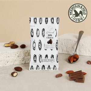 [산과들에] 밀크초콜릿아몬드 20봉 / 초콜릿 견과류 간식