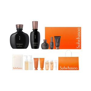 설화수 맨 기초 본윤 2종 세트(본윤 에센스+본윤 유액), 1개+증정(8종 샘플+쇼핑백, 1