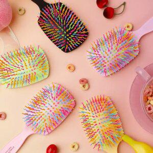 아이캔디 레인보우 볼륨 S 패들 헤어브러쉬 6종