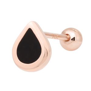 14K 골드핀 레인드롭 물방울 심플 데일리 베이직 이너컨츠 트라거스 연골 룩 피어싱