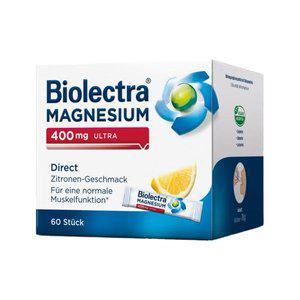 BIOLECTRA 독일 바이오렉트라 마그네슘 400mg 울트라 다이렉트 레몬맛 60포