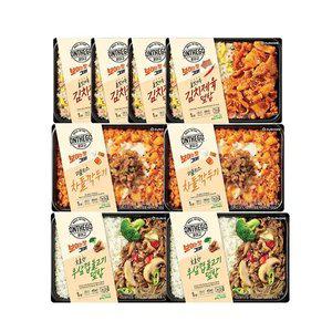 온더고 김치제육덮밥 290g, 4개 + 더블치즈 차돌깍두기 300g, 2개 + 우삼겹불고기덮밥