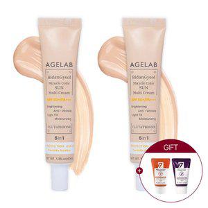 1.+1 [톤업+파테프리+보정] 에이지랩 비단결 미라클 컬러 선 SPF50+/PA+++ (총2개)+미